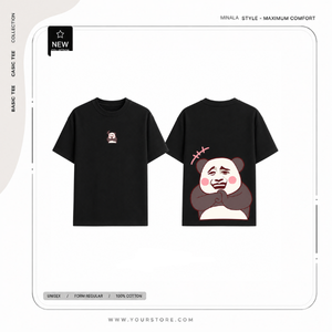 Áo thun MINALA unisex gấu trúc cute. - Ảnh 2